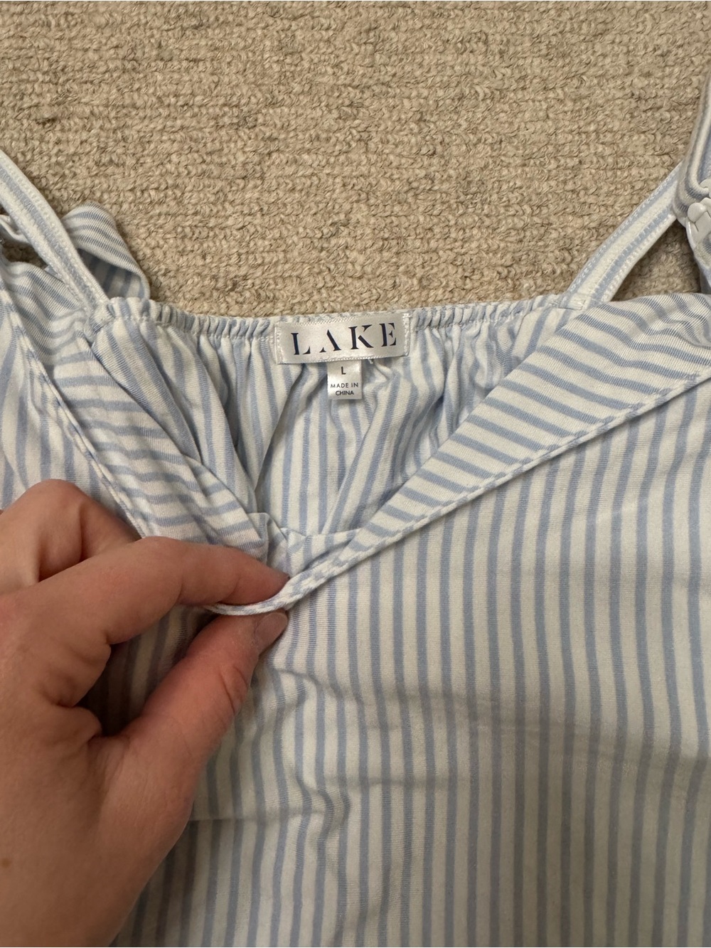 Lake DreamModal Maternity Pajama Camisole - Picture 4 of 6